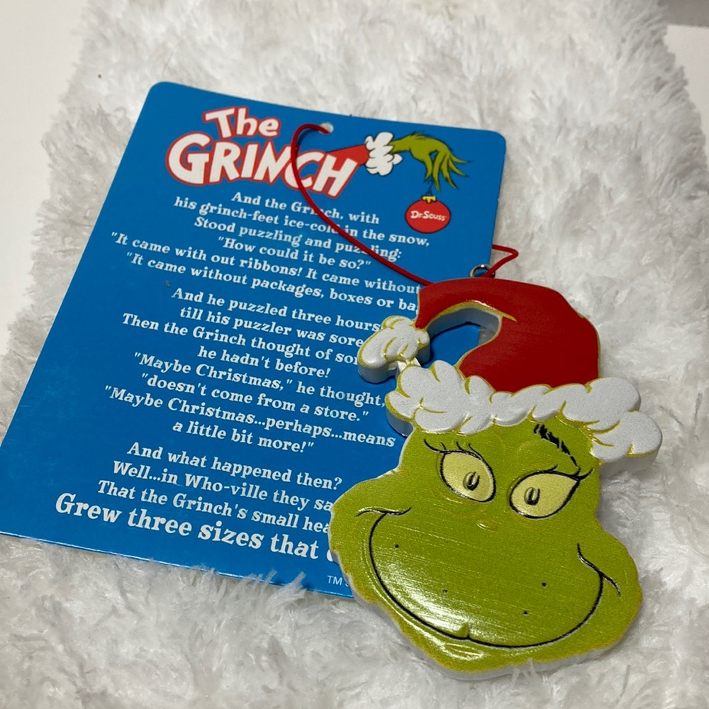 The Grinch Legend Christmas Ornament with Card Grinchmas Dr Seuss